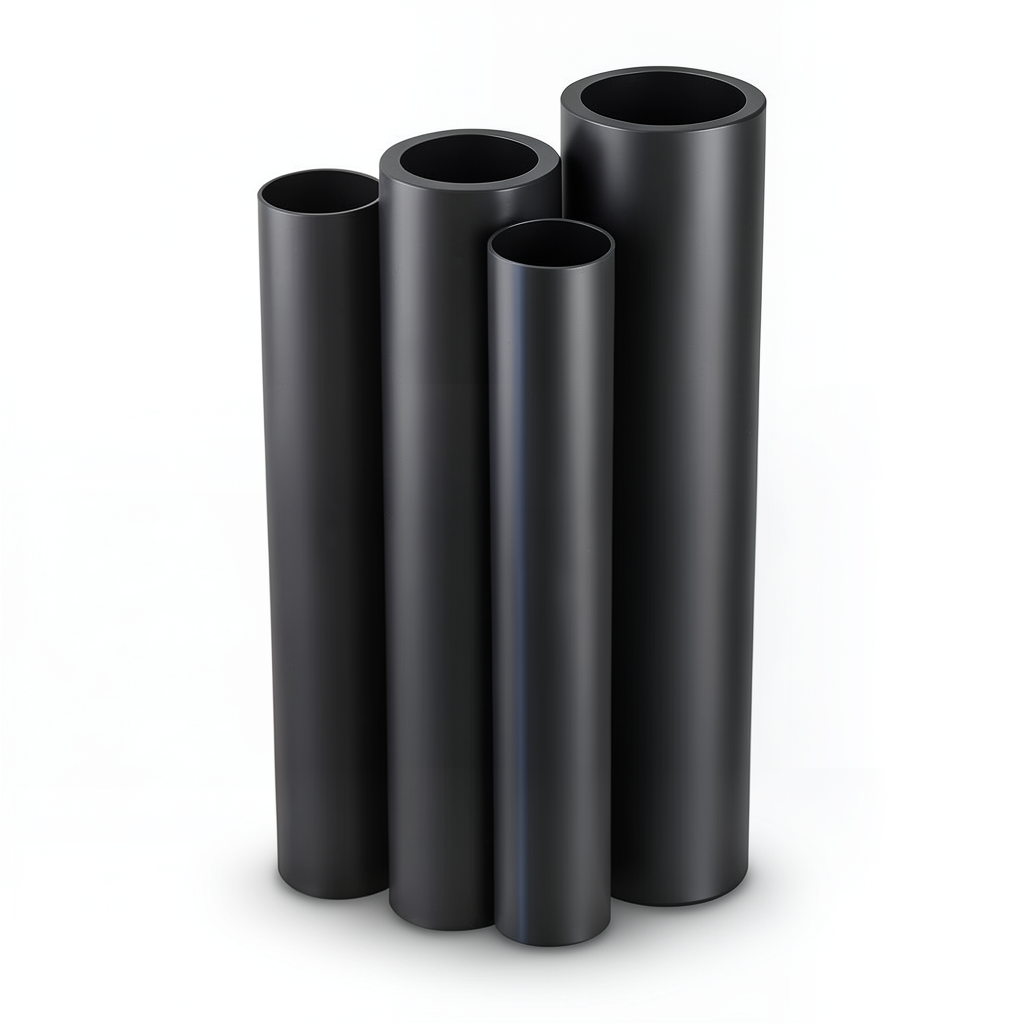 Al-Rajhi HDPE Pipes PE 100 Pressure 10 Bar Outer Diameter 225 mm Thickness 13.4 mm Black