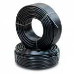 Al-Rajhi HDPE Pipes  Pressure 9.1 kgf/cm²  Size ¾  inch Thickness 2.3 mm Color Black