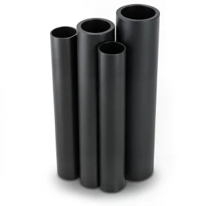مواسير HDPE PE 100 ضغط 10 بار قطر 900 مم سمك 53.3 مم لون أسود