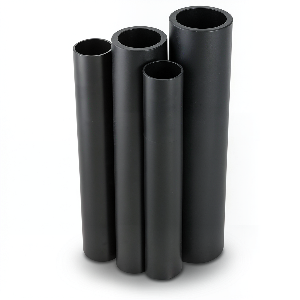 HDPE Pipes PE 100 Pressure 10 Bar 900 mm Diameter 53.3 mm Thickness Black