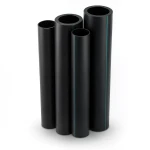 Al-Rajhi HDPE Pipes PE 100 Pressure 10 Bar Outer Diameter 250 mm Thickness 14.8 mm Black