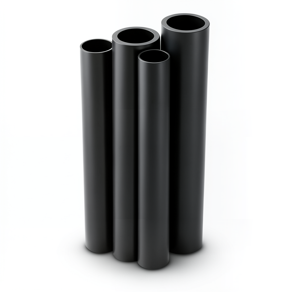 مواسير HDPE PE 100 ضغط 10 بار قطر 1200 مم سمك 67.9 مم لون أسود