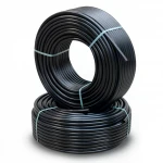 أنابيب HDPE الراجحي  ضغط 9.1 كجم قوة / سم²  مقاس ½ 1 إنش سمك 4.1 مم لون اسود
