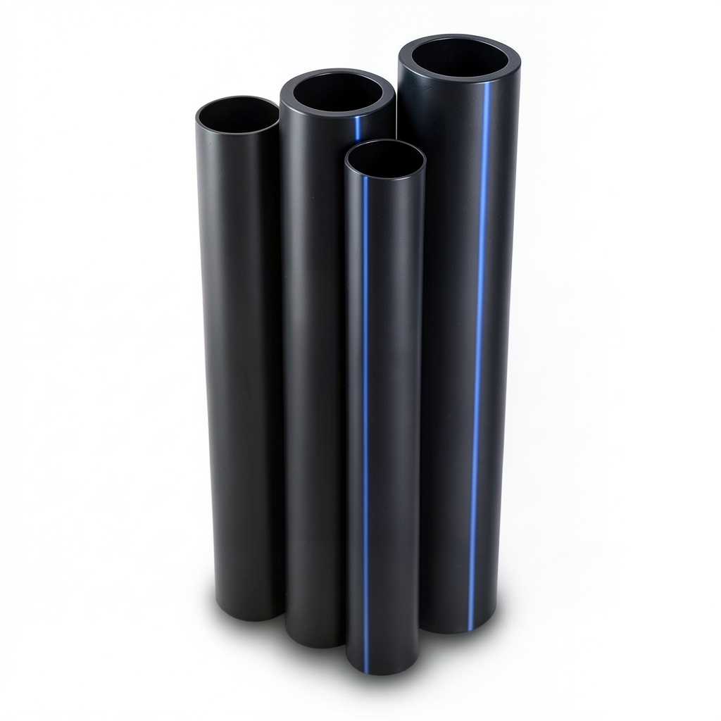 مواسير HDPE الراجحي PE 100 ضغط 10 بار قطر خارجي 1600 مم سمك 94.1 مم لون أسود