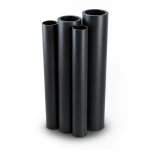 مواسير HDPE PE 100 ضغط 10 بار قطر خارجي 710 مم سمك 42.1 مم لون أسود