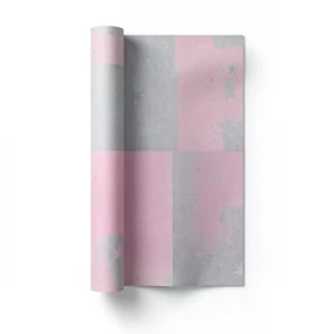 ورق جدران فينيل تصميم شبابي 10 م×53 سم رمادي و وردي