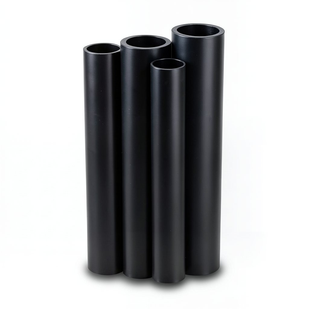 مواسير HDPE PE 80 ضغط 8 بار قطر خارجي 1000 مم سمك 59.3 مم لون أسود