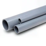 مواسير UPVC ضغط 2 بار قطر خارجي 110 مم سمك 1.8 مم لون رمادي