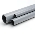 مواسير UPVC ضغط 2 بار قطر خارجي 125 مم سمك 1.8 مم لون رمادي