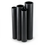 أنابيب HDPE PE 80 ضغط 8 بار قطر خارجي 1600 مم سمك 94.1 مم لون أسود