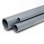 مواسير UPVC الوطني     قطر خارجي 200 مم سمك 4.9 مم لون رمادي
