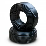 أنابيب HDPE الراجحي  ضغط 12.2 كجم قوة / سم²  مقاس 2 إنش سمك 6.6 مم لون اسود