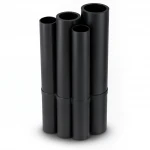 أنابيب HDPE الراجحي    قطر خارجي   80 مم سمك 3.1 مم لون اسود