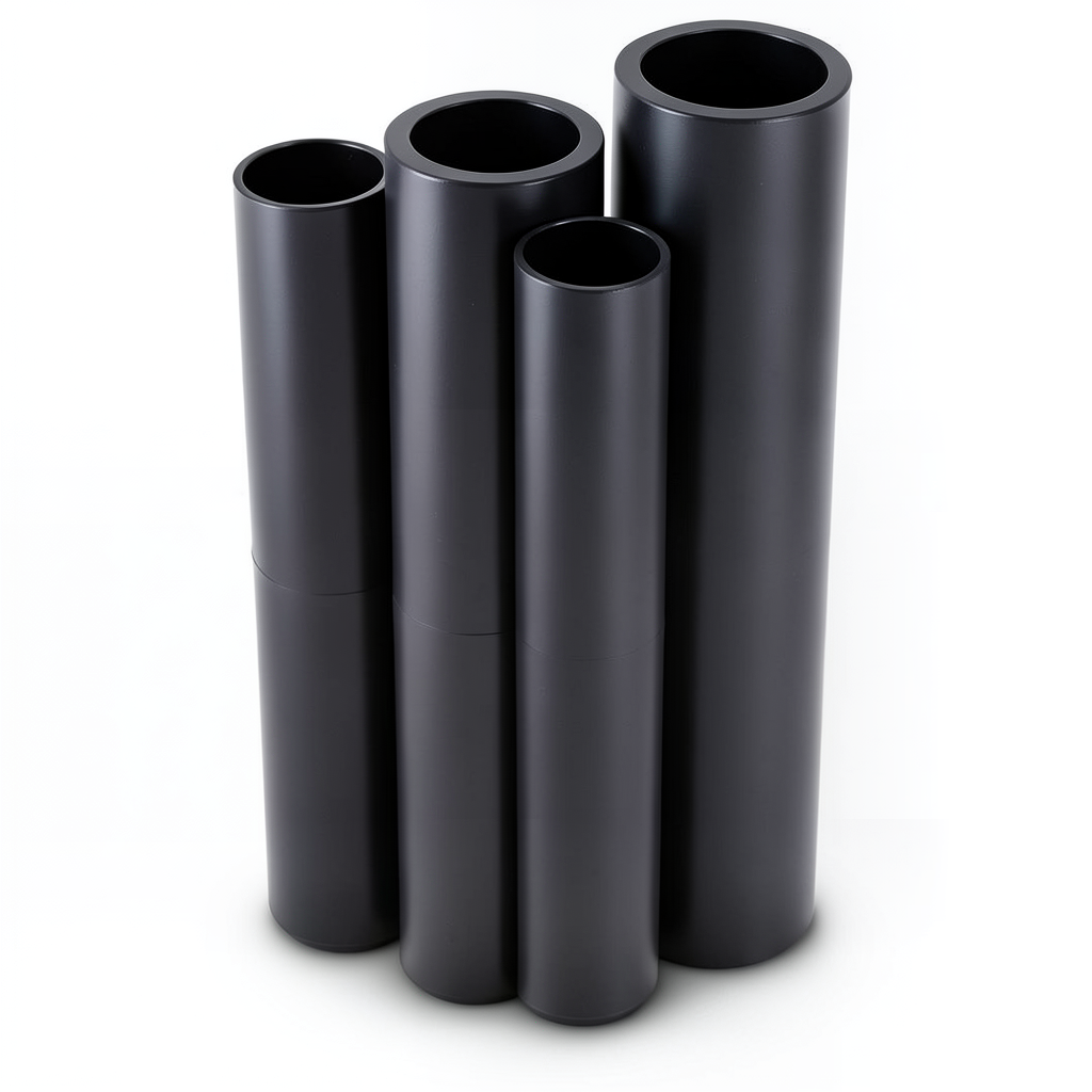 HDPE Pipes PE 100 Pressure 10 Bar Outer Diameter 315 mm Thickness 18.7 mm Black