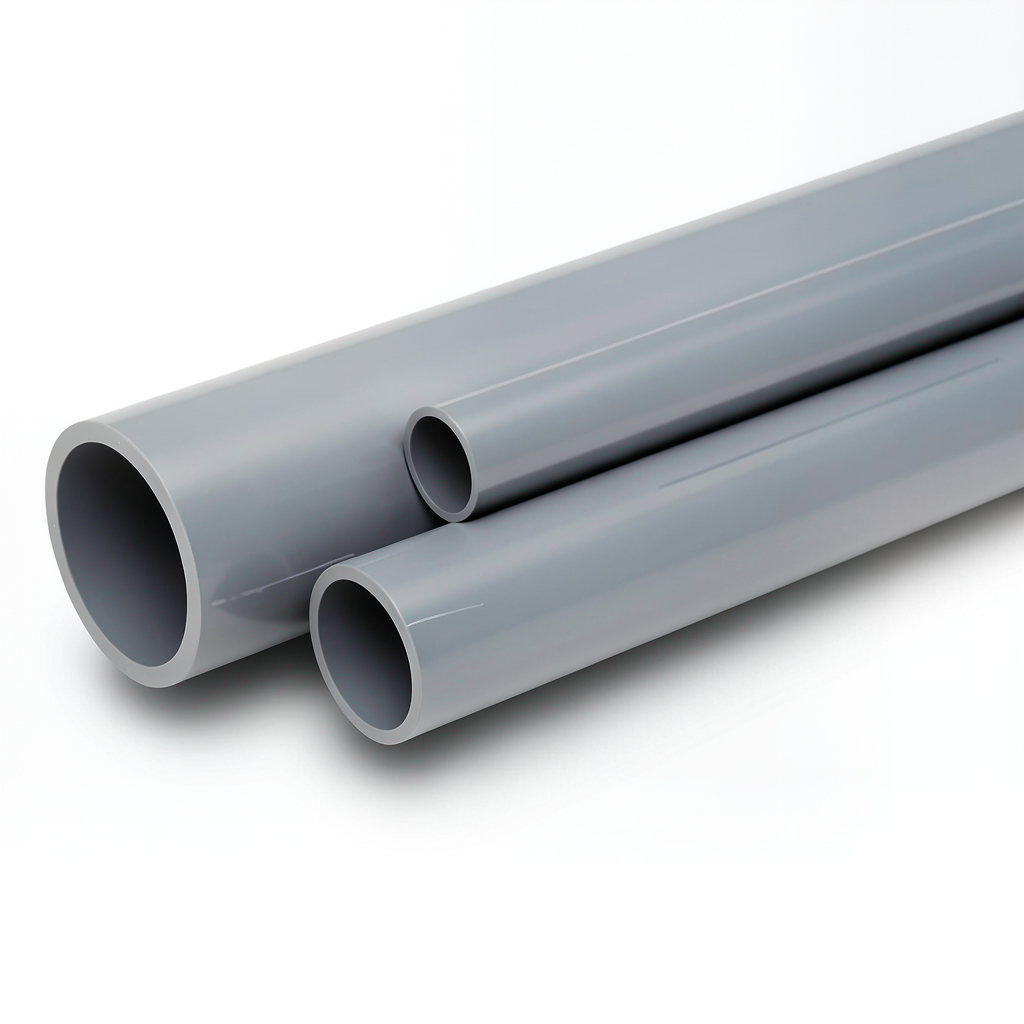 UPVC Pipes Pressure 4 Bar Outside Diameter 75 mm Thickness 1.8 mm Gray