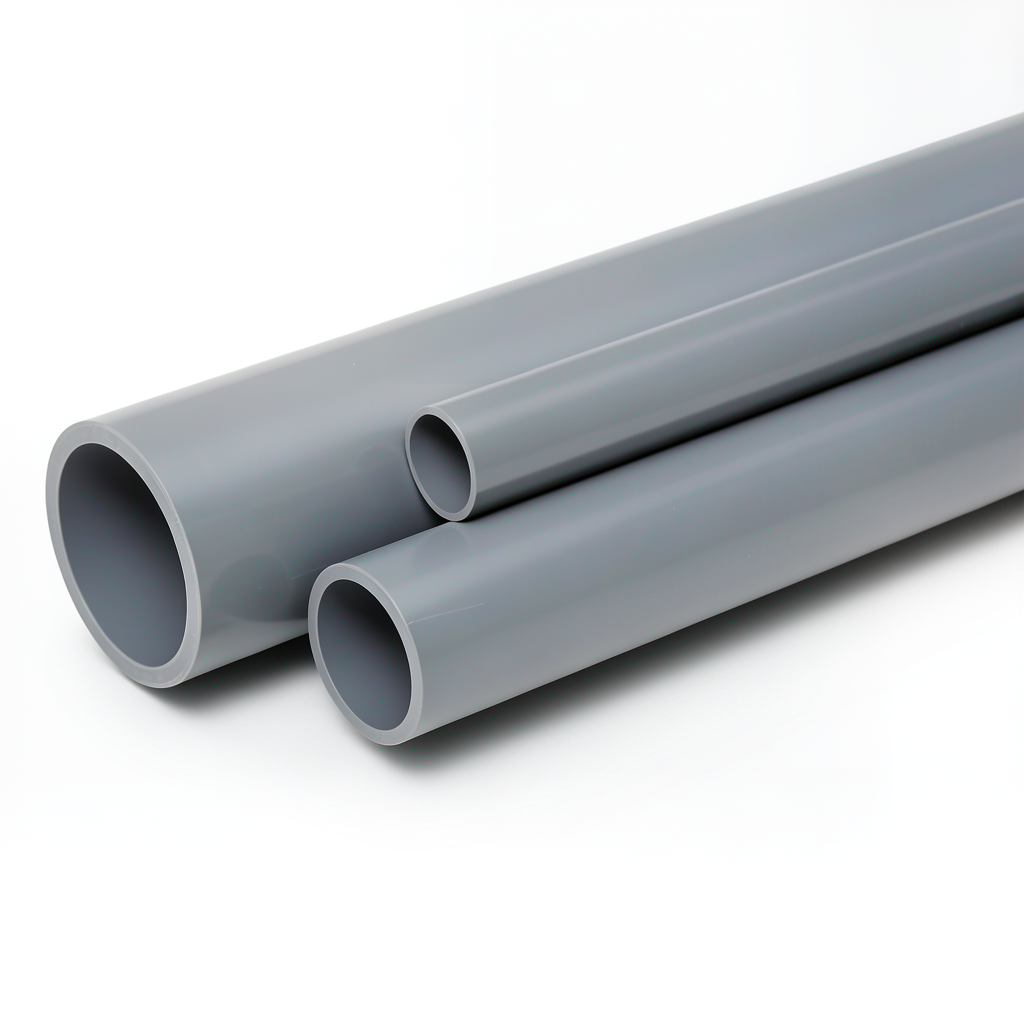 UPVC Pipes Pressure 4 Bar Outside Diameter 90 mm Thickness 1.9 mm Gray