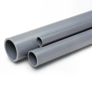 UPVC Pipes Pressure 4 Bar Diameter 125 mm Thickness 2.5 mm Gray