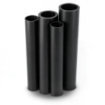 مواسير HDPE PE 100 ضغط 10 بار قطر 900 مم سمك 53.3 مم لون أسود