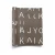 Vinyl Wallpaper Youthful Design 10m×53cm Brown with White - Image 1