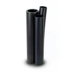 مواسير HDPE PE 100 ضغط 10 بار قطر 1200 مم سمك 67.9 مم لون أسود