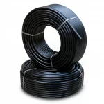 أنابيب HDPE الراجحي  ضغط 12.2 كجم قوة / سم²  مقاس 3 إنش سمك 9.7 مم لون اسود