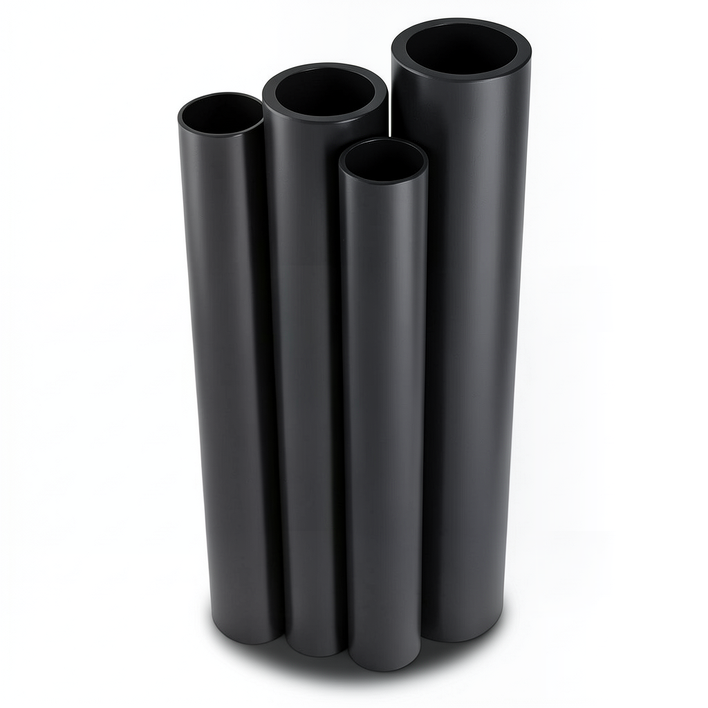 أنابيب HDPE الراجحي PE 80 ضغط 8 بار قطر خارجي 800 مم سمك 47.4 مم لون أسود