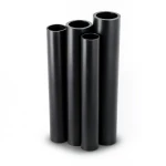أنابيب HDPE PE 80 ضغط 8 بار قطر خارجي 900 مم سمك 53.3 مم لون أسود