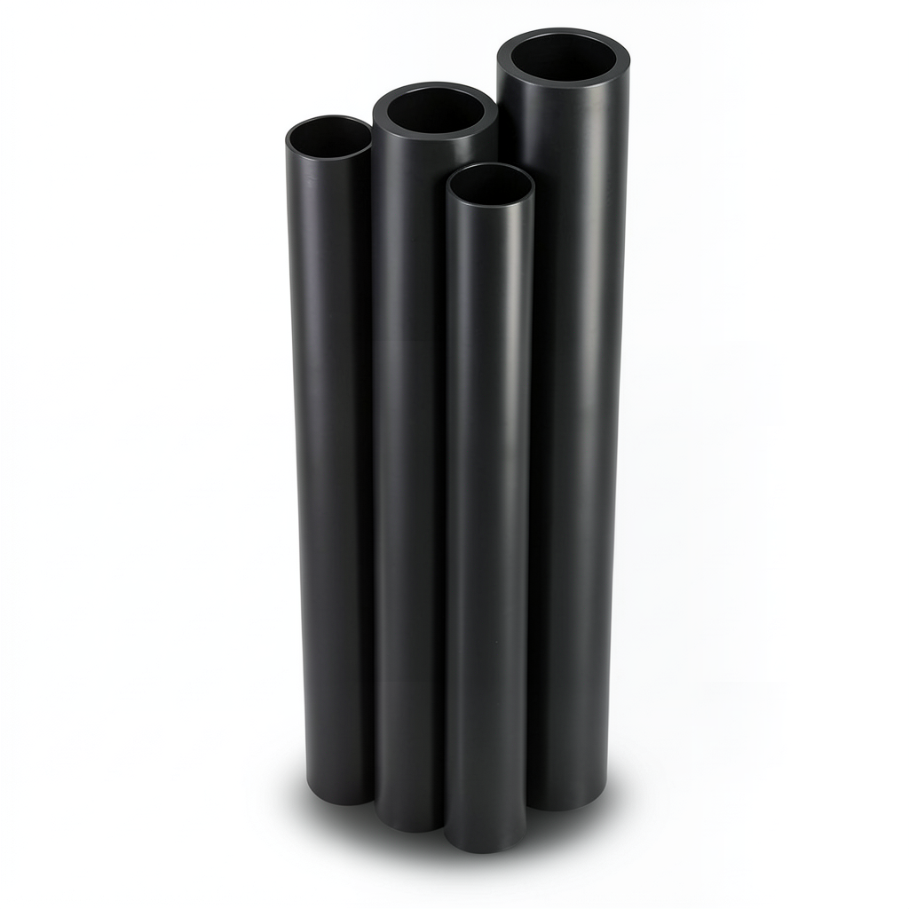 مواسير HDPE PE 80 ضغط 8 بار قطر خارجي 1000 مم سمك 59.3 مم لون أسود
