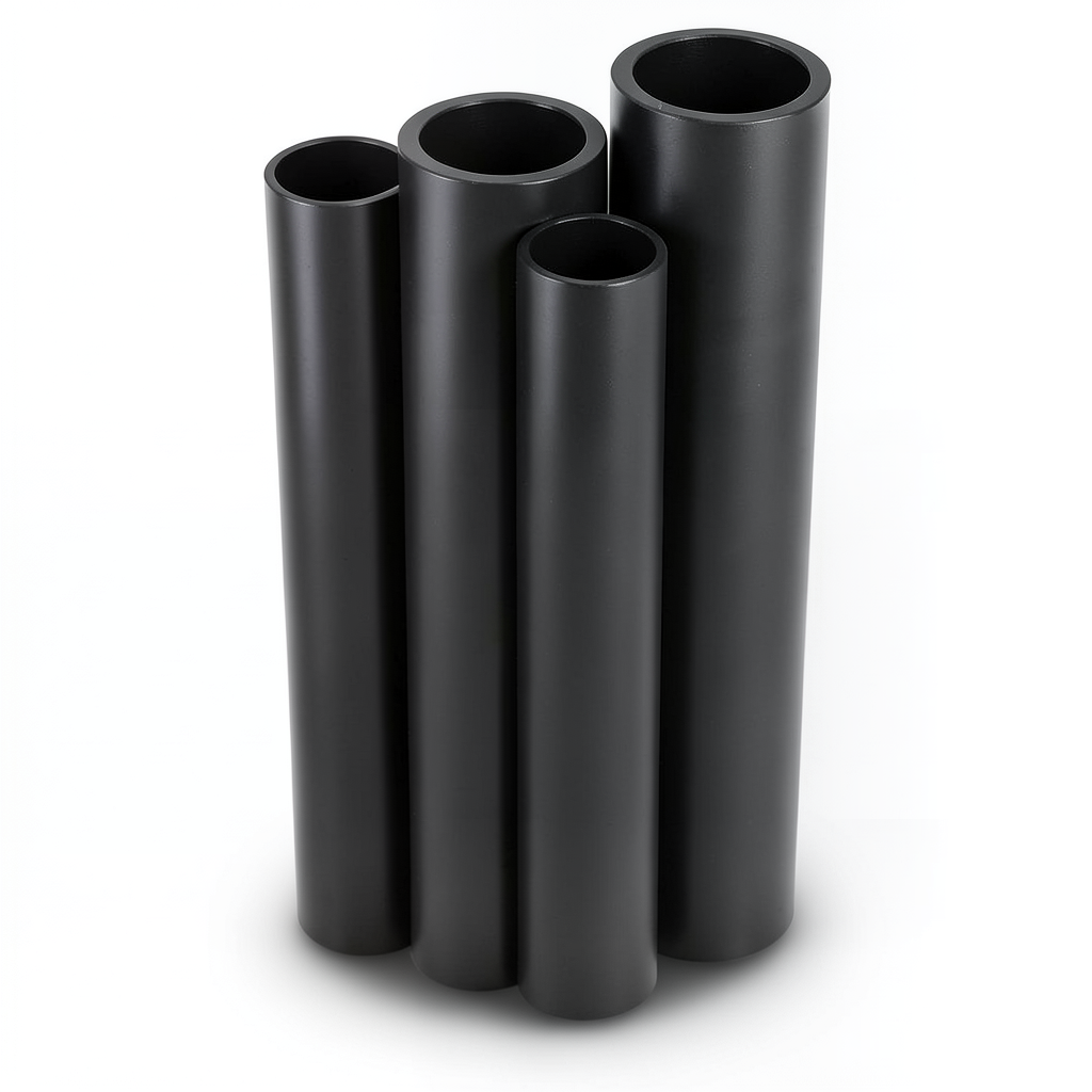 HDPE Pipes PE 80 Pressure 8 Bar Outside Diameter 1200 mm Thickness 67.9 mm Black