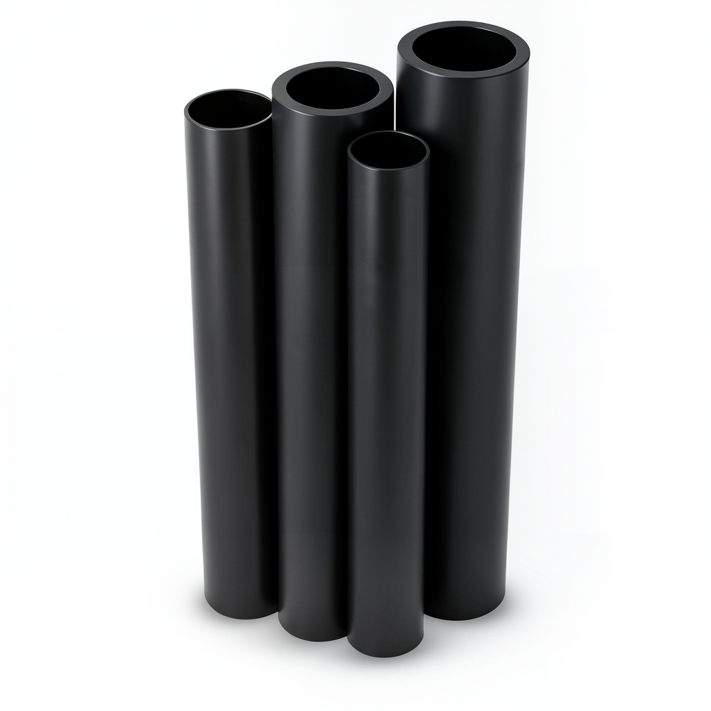 HDPE Pipes PE 100 Nominal Pressure 10 Bar Outer Diameter 355 mm Thickness 21.1 mm Black