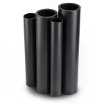 HDPE Pipes PE 80 Pressure 8 Bar Outside Diameter 1400 mm Thickness 82.4 mm Black