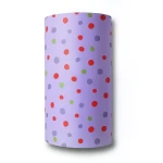 Youthful Wall Covering 10m x 53cm Purple with Red, Green and White