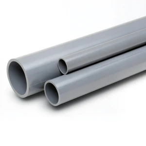 UPVC Pipes Pressure 6 Bar Outside Diameter 160 mm Thickness 4.7 mm Gray