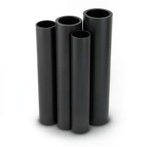 مواسير HDPE PE 100 ضغط 12.5 بار قطر 315 مم سمك 23.2 مم أسود