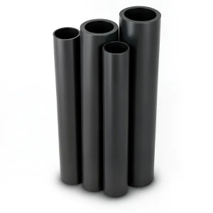 مواسير HDPE PE 100 ضغط 10 بار قطر 900 مم سمك 53.3 مم لون أسود