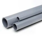 UPVC Pipes Pressure 6 Bar Outside Diameter 200 mm Thickness 5.9 mm Gray