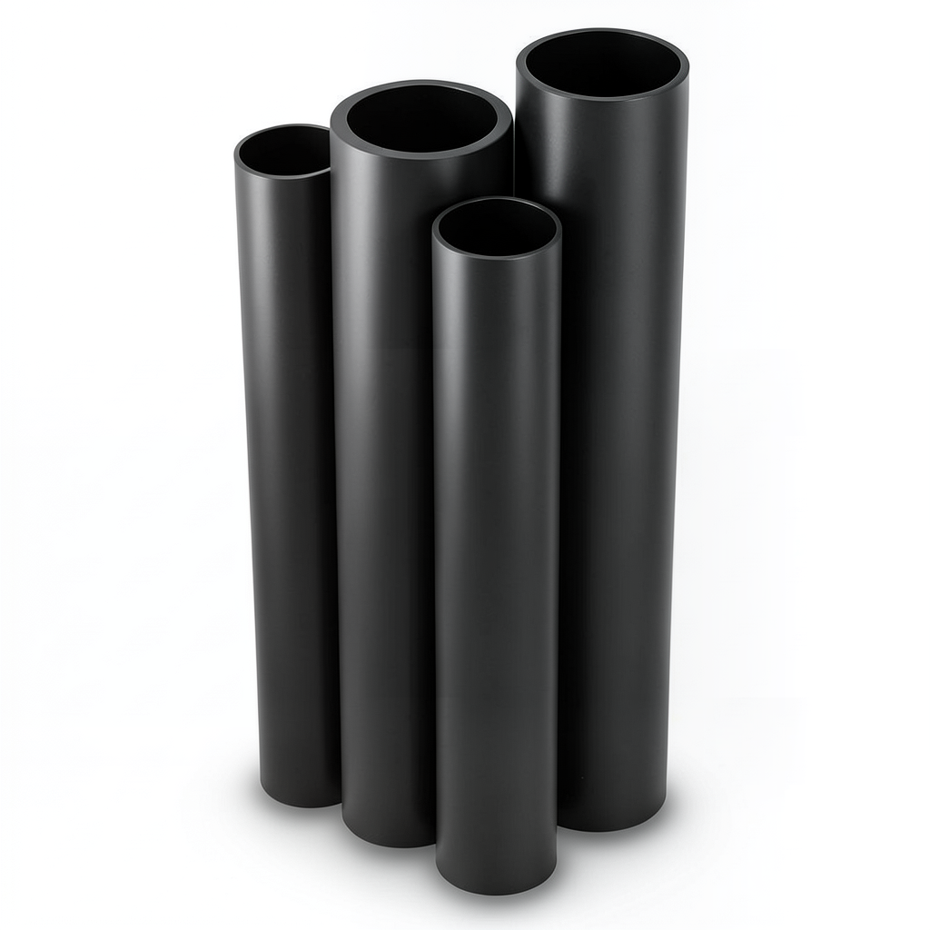 HDPE Pipes PE 100 Pressure 10 Bar 1200 mm Diameter 67.9 mm Thickness Black