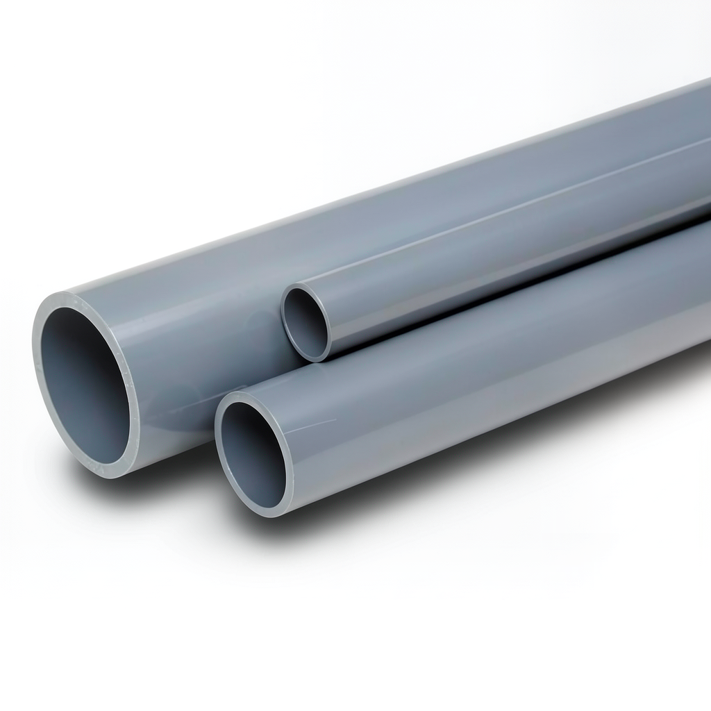 UPVC Pipes Nominal Pressure 16 Bar Outside Diameter 280 mm Thickness 20.8 mm Gray