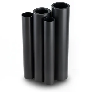 مواسير HDPE PE 100 ضغط 10 بار قطر خارجي 1400 مم سمك 82.4 مم لون أسود