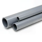 مواسير UPVC ضغط 10 بار قطر خارجي 40 مم سمك 1.9 مم لون رمادي