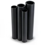 أنابيب HDPE PE 80 ضغط 8 بار قطر خارجي 900 مم سمك 53.3 مم لون أسود