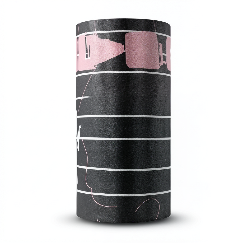 Youthful Wall Covering 10m x 53cm Black and Pink