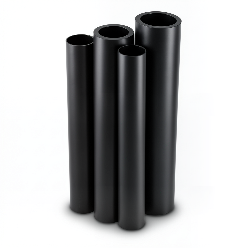 مواسير HDPE PE 80 ضغط 8 بار قطر خارجي 1000 مم سمك 59.3 مم لون أسود