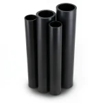 مواسير HDPE بولي ايثيلين عالي الكثافة PE 100 ضغط 12.5 بار قطر خارجي 400 مم سمك 29.4 مم أسود