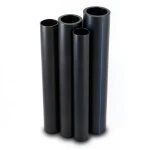 أنابيب HDPE PE 80 ضغط 8 بار قطر خارجي 1200 مم سمك 67.9 مم لون أسود