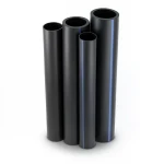 مواسير HDPE PE 100 ضغط 12.5 بار قطر خارجي 450 مم سمك 33.1 مم لون أسود