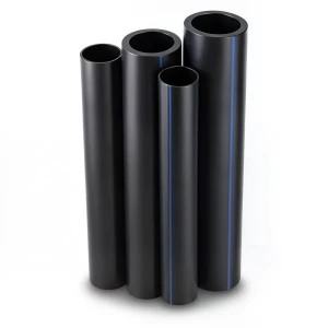 HDPE Pipes PE 80 Pressure 8 Bar Outside Diameter 1400 mm Thickness 82.4 mm Black