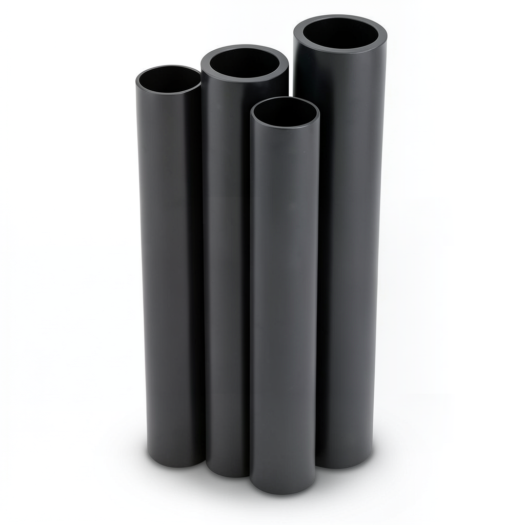 مواسير HDPE PE 100 ضغط 12.5 بار قطر خارجي 500 مم سمك 36.8 مم لون أسود