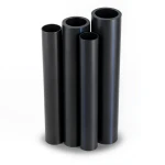 مواسير HDPE PE 100 ضغط 12.5 بار قطر 315 مم سمك 23.2 مم أسود