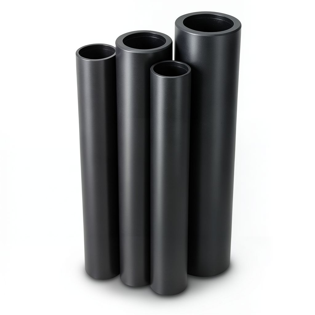 مواسير HDPE PE 100 ضغط 12.5 بار قطر خارجي 800 مم سمك 58.8 مم لون أسود